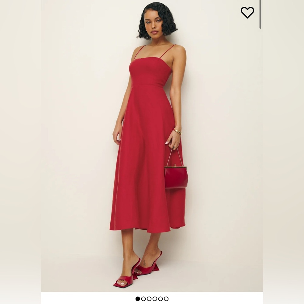 Reformation Monette Linen Dress